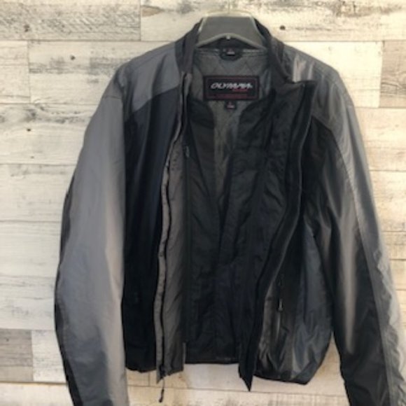 Olympia Moto Sports Motorcycle Jacket with Zip Out Liner - Picture 3 of 16